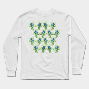 Corn Flowers Sketch 3 Long Sleeve T-Shirt